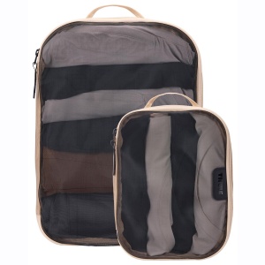 Set saculeti de depozitare Thule Packing Cube mediu + mic, Gentle Beige - Img 6