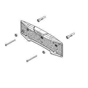 THULE 1500054999 Number plate holder kit