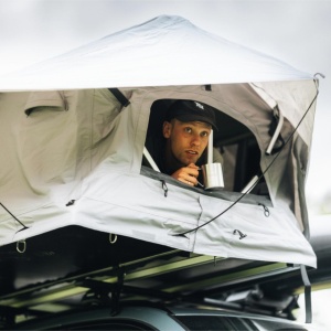 Cort auto cu prindere pe plafon, Thule, Foothill 2, 2 persoane, Ashland Grey - Img 6