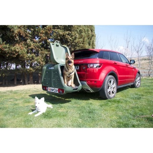 Cutie portbagaj pe carligul de remorcare Towbox V2 DOG Verde - Img 3