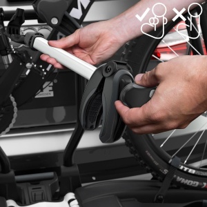 Suport pentru 2 biciclete, Thule EasyFold XTF 2, cu prindere pe carligul de remorcare (13 pini) - Img 4