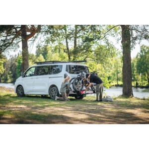 Suport pentru 3 biciclete, Thule VeloSpace 3, cu prindere pe carligul de remorcare - Img 5