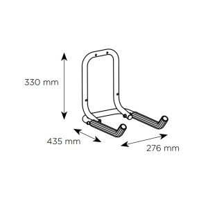 Suport pentru depozitarea bicicletei, Thule Wall Hanger 9771 - Img 7