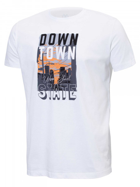 BRILLE | Тениска Down Town, БЯЛ