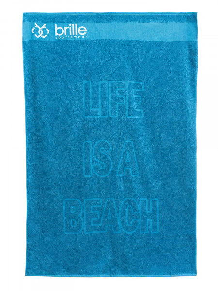 GLASSES | Beach towel Life is a Beach 100/150 - Petrol