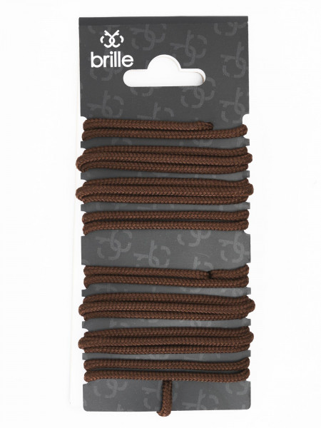 BRILLE | Връзки за обувки кръгли - Dark Brown - 150cm