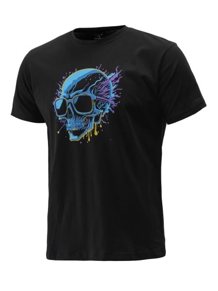 BRILLE | Тениска Skull, черен