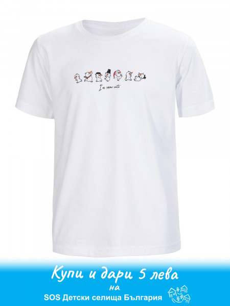 BRILLE | Тениска Christmas T-shirt Snow cute, БЯЛ