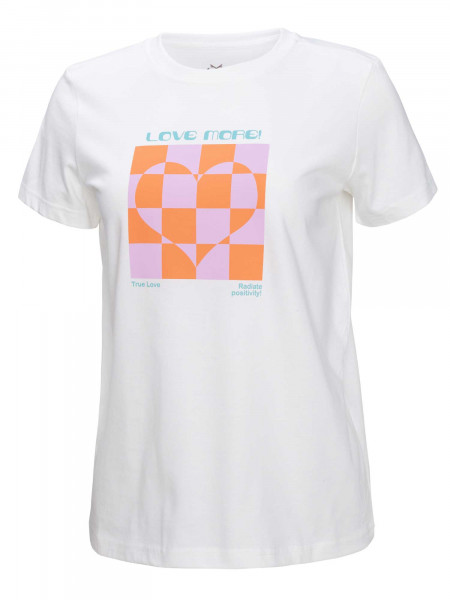 BRILLE | Тениска LOVE MORE, бял