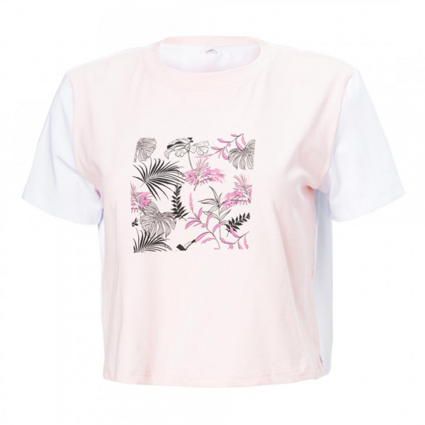 BRILLE | Дамска тениска Flowers, Розов