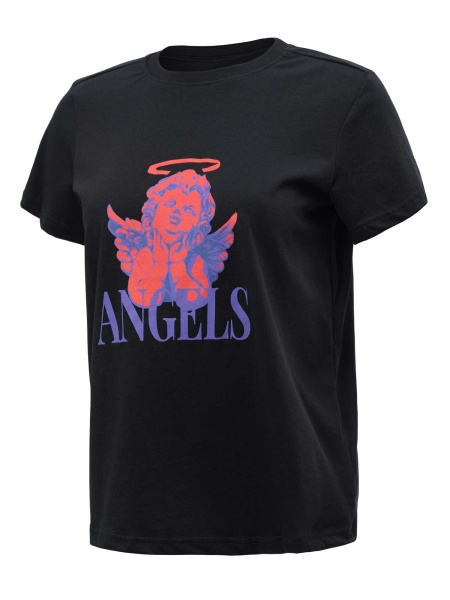 BRILLE | Тениска ANGELS, черен