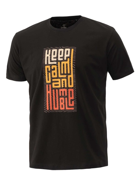 BRILLE | Тениска Keep Calm, черен