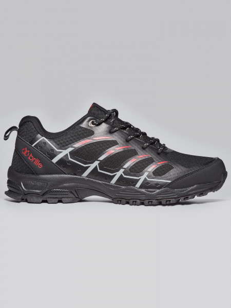 GLASSES | Men's Low Softshell Peter Shoes, BLACK