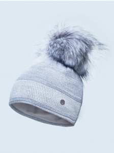 GLASSES | Women's winter hat, GRAY - Img 1