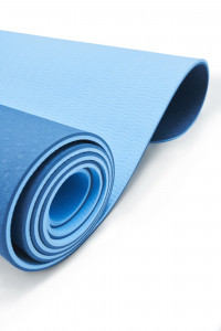 ORION | Yoga mat - 183 x 61 x 0.6 cm - two-tone - blue - Img 3