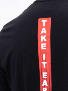 BRILLE | Тениска Take it Еasy, черен - Img 4