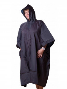 TASHEV | FRENDO rain poncho, black - Img 1