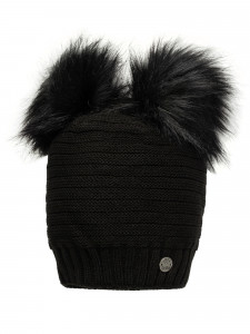 GLASSES | Women's winter hat, BLACK - Img 1