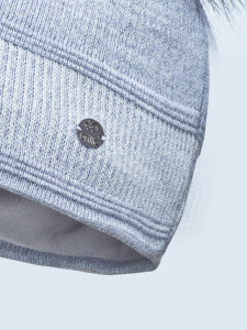 GLASSES | Women's winter hat, GRAY - Img 2