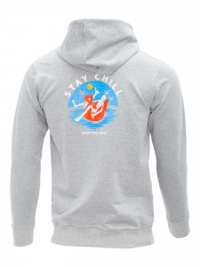 BRILLE | Суитшърт Stay Chill Hoody, сив - Img 2