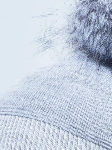 GLASSES | Women's winter hat, GRAY - Img 3