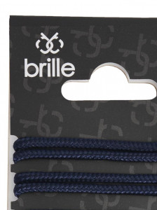 BRILLE | Връзки за обувки кръгли - Navy - 110cm - Img 2