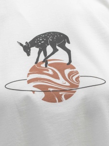 BRILLE | Тениска Deer, бял - Img 3