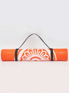 ORION | Yoga mat EM3017 - Orange - 173 x 61 x 0.5cm - Img 2