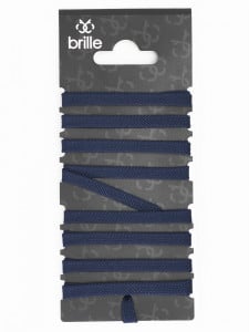 GLASSES | Flat shoelaces - Navy - 110cm - Img 1
