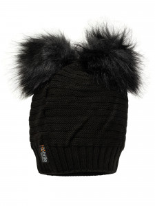 GLASSES | Women's winter hat, BLACK - Img 2