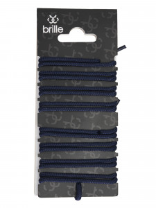 BRILLE | Връзки за обувки кръгли - Navy - 110cm - Img 1
