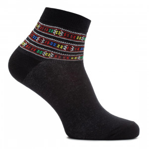 BRILLE | Socks Ethno x1, Black