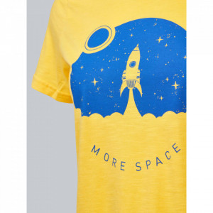 Дамска тениска MORE SPACE, Жълт | bgbrands.bg ✔ Маркетплейс платформата на българските производители