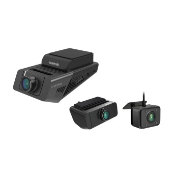 Cameră auto de bord, trei canale, 4K-60FPS față, 2K-30FPS spate, interior IR FHD-30FPS - Vueroid S1-4K Infinite-3CH-128GB