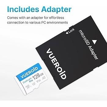Vueroid - card microSD 128Gb, endurance, special pentru S1 Infinite 4K - Img 3