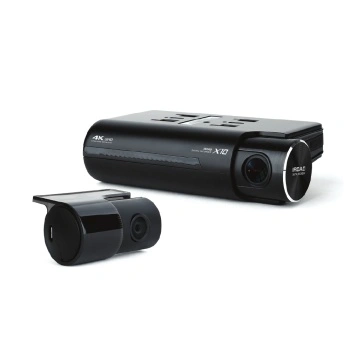 Camera auto 4K | doua canale fața-spate | IROAD X10 | 32Gb card inclus | funcții ADAS | aplicație smartmobile și PC | compatibilitate scaner IROAD