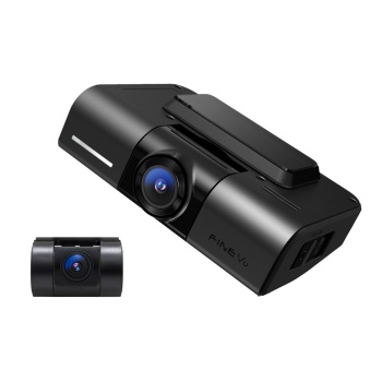 Cameră auto de bord 4K, față-spate, 128Gb card inclus, funcție ADAS plus, aplicație smartmobile și PC, inteligență artificială pentru monitorizarea temperaturii de funcționare, garanție 3 ani, FINEVU, model GX4K-2CH-128G - Img 4