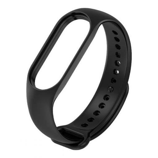 Brățară de silicon pentru curea Xiaomi Smart Band 7 neagră