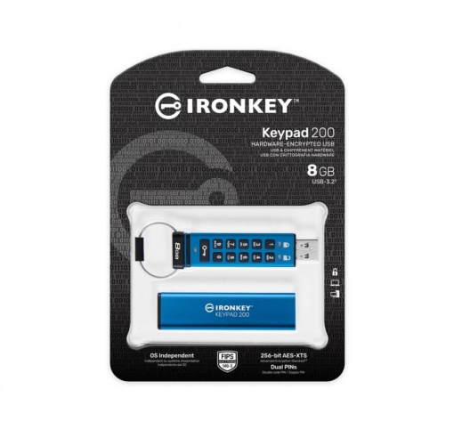 KS USB 8GB Ironkey Keypad 200