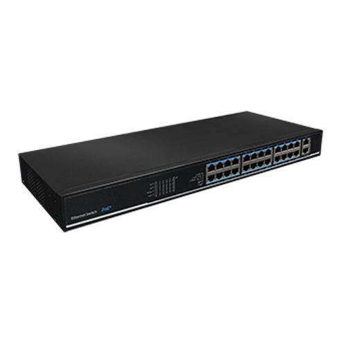 Switch 24 porturi PoE, 2 porturi uplink - UTEPO