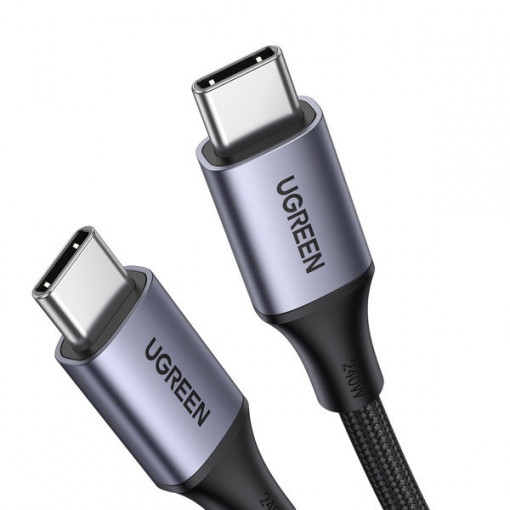 Cablu Ugreen USB Tip C - USB Tip C Power Delivery 240W 5A 2m gri