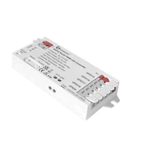 Controler inteligent Gledopto GL-C-211WL Wi-Fi PWM WLED pentru benzi LED analogice (RGB, RGBW, RGBCCT, CCT, monocolor)