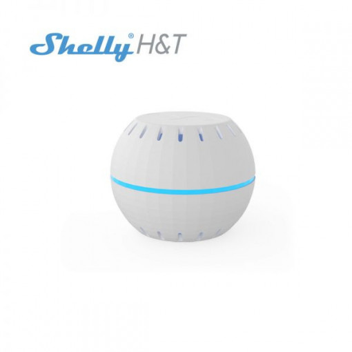 Senzor de temperatură și umiditate Wi-Fi Shelly (alb)