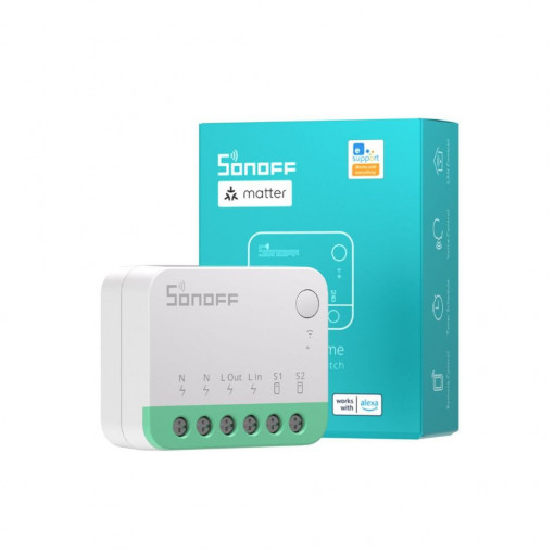 SONOFF MINI R4M Wi-Fi, releu inteligent versiune compatibilă Matter
