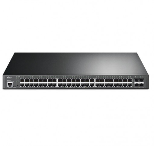 Switch 48 porturi PoE RJ45 Gigabit, 4 x SFP+ 10G, Buget PoE 500W, L2 Management, 1U - TP-Link Omada TL-SG3452XP