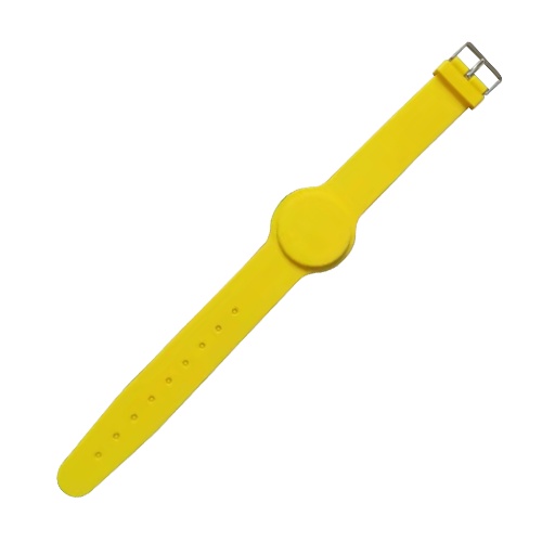 Bratara de proximitate MIFARE (13.56MHz), silicon galben CSW-MF13-Y