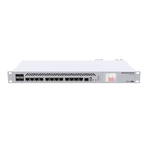 Cloud Core Router, 4 x SFP, 12 x Gigabit, RouterOS L6, 1U - MikroTik CCR1036-12G-4S-EM