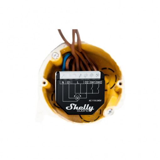 Z-Wave Dual Smart Relay Switch Shelly Wave 2PM - SHELLY QUBINO