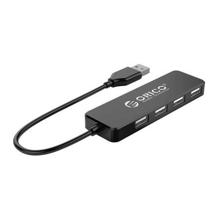 Hub adaptor Orico, USB la 4xUSB (negru)