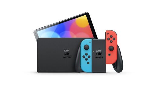Nintendo Switch OLED Console 7" Blue/Red
